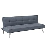 Serta Rane Convertible Sofa Lounger Microfiber Light Grey...