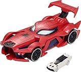 Hot Wheels Marvel Spider-Man Web-Car Launcher with...