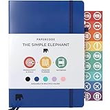 Simple Elephant Undated Planner for 2024 - Monthly, Weekly,...