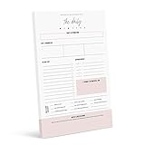 Bliss Collections Daily Planning Pad, To Do List Notebook -...