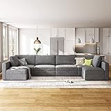 HONBAY Oversized Modular Sectional Sofa Reversible U Shaped...
